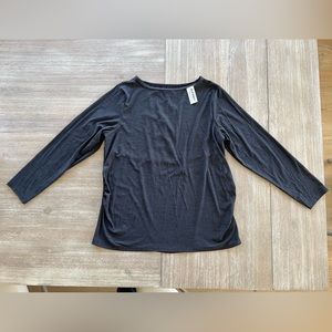 Maternity Long Sleeve Old Navy Active Workout Shirt SIZE LARGE-NWT